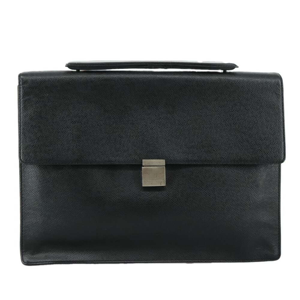 Louis Vuitton Taiga Porte Documents Angara Briefcase Ardoise Black
